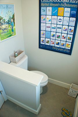 Plain Field Way, Edgartown - Toilet and Privacy Wall