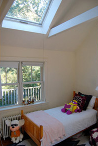 Winemack St. East Chop - Bedroom with Skylights