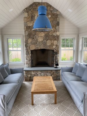 Seating and Fireplace